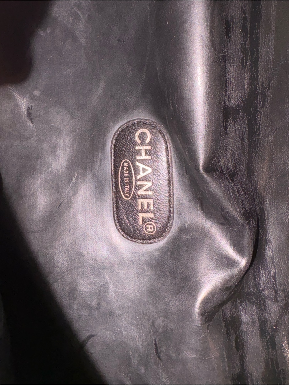 CHANEL Black Leather Pouch on Chain (WITH COA) - Picture 13 of 16
